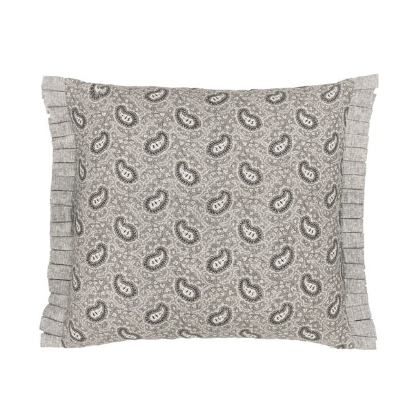 Cora Cushion - Linen Grey